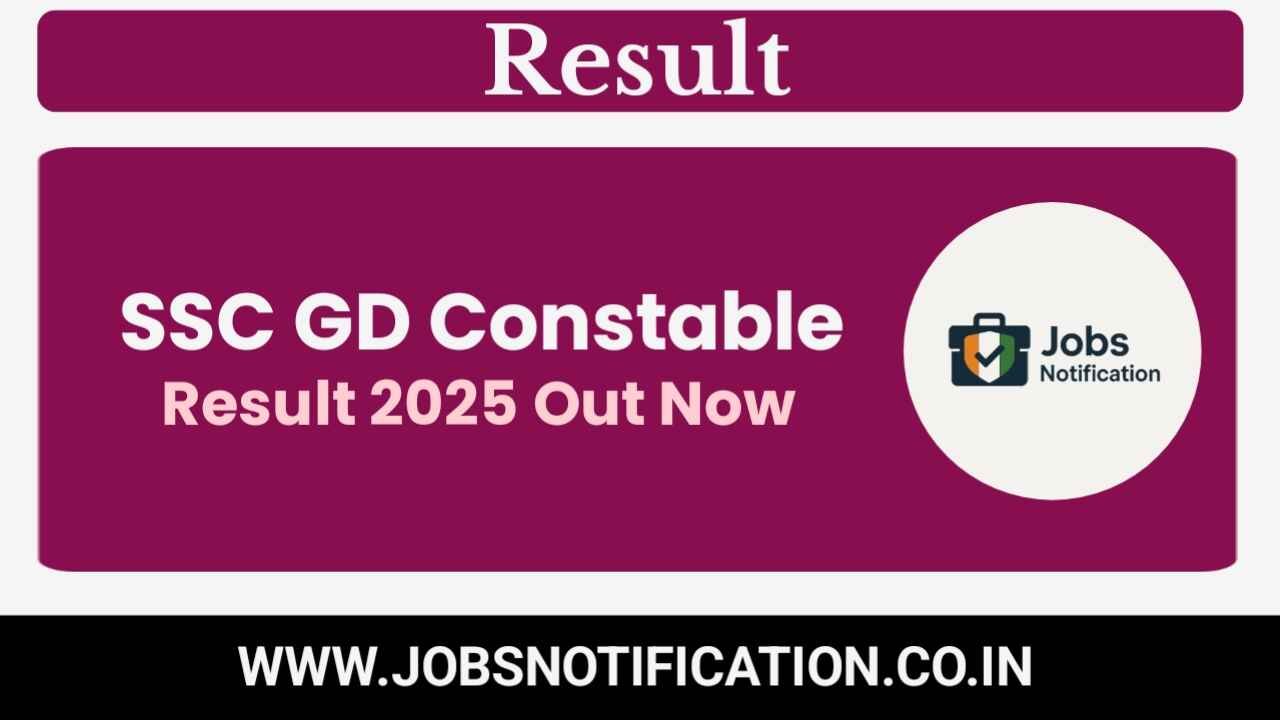 SSC Constable GD Result 2025 Out – Download Scorecard, Merit List, and Cut-Off Marks