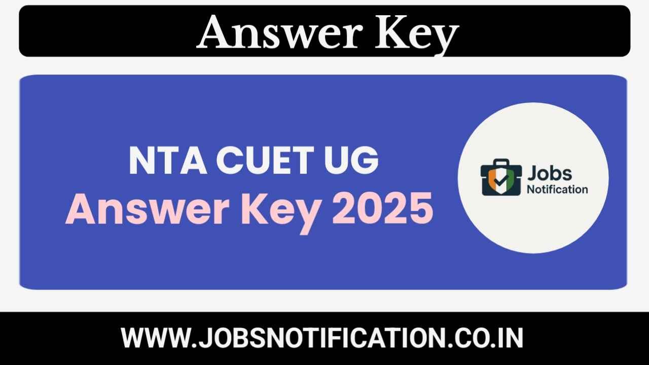NTA CUET UG 2025 official answer key PDF download at cuet.samarth.ac.in