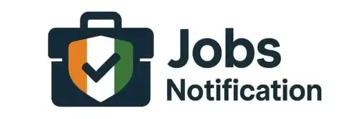 Jobs Notification logo with shield and checkmark symbolizing trusted job updates in India