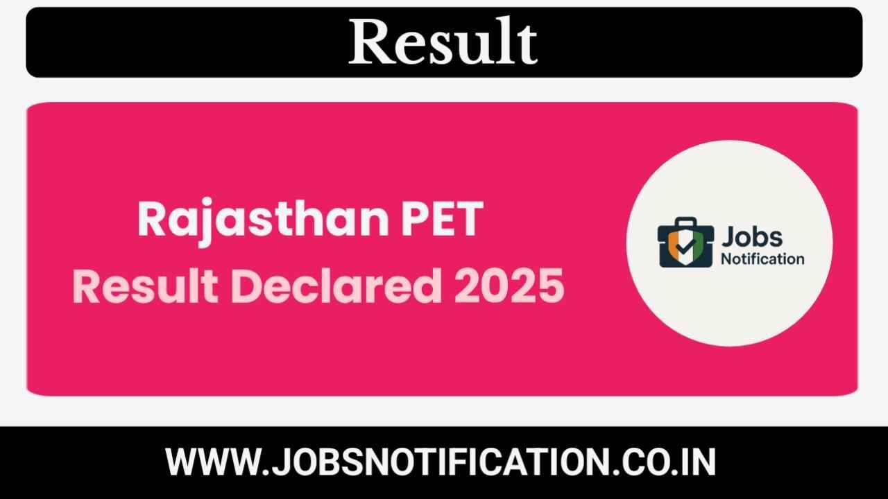 Candidate checking Rajasthan PTET 2025 result online on official website