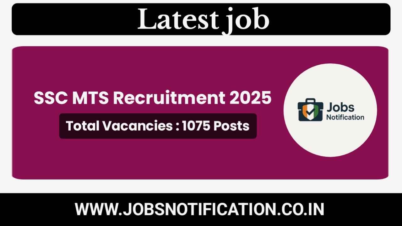 SSC MTS 2025 Notification – Apply Online for Multi Tasking Staff and Havaldar Posts