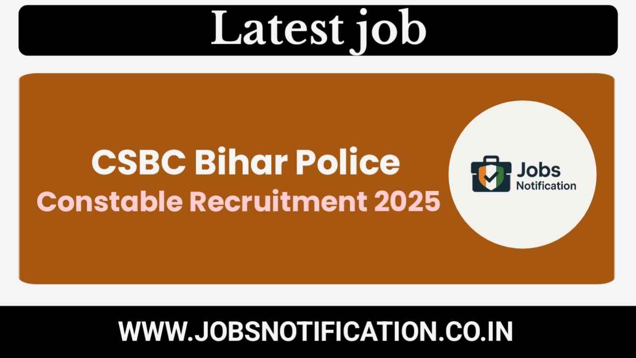 Apply Online for CSBC Bihar Police Constable Driver 2025 – 4361 Vacancies