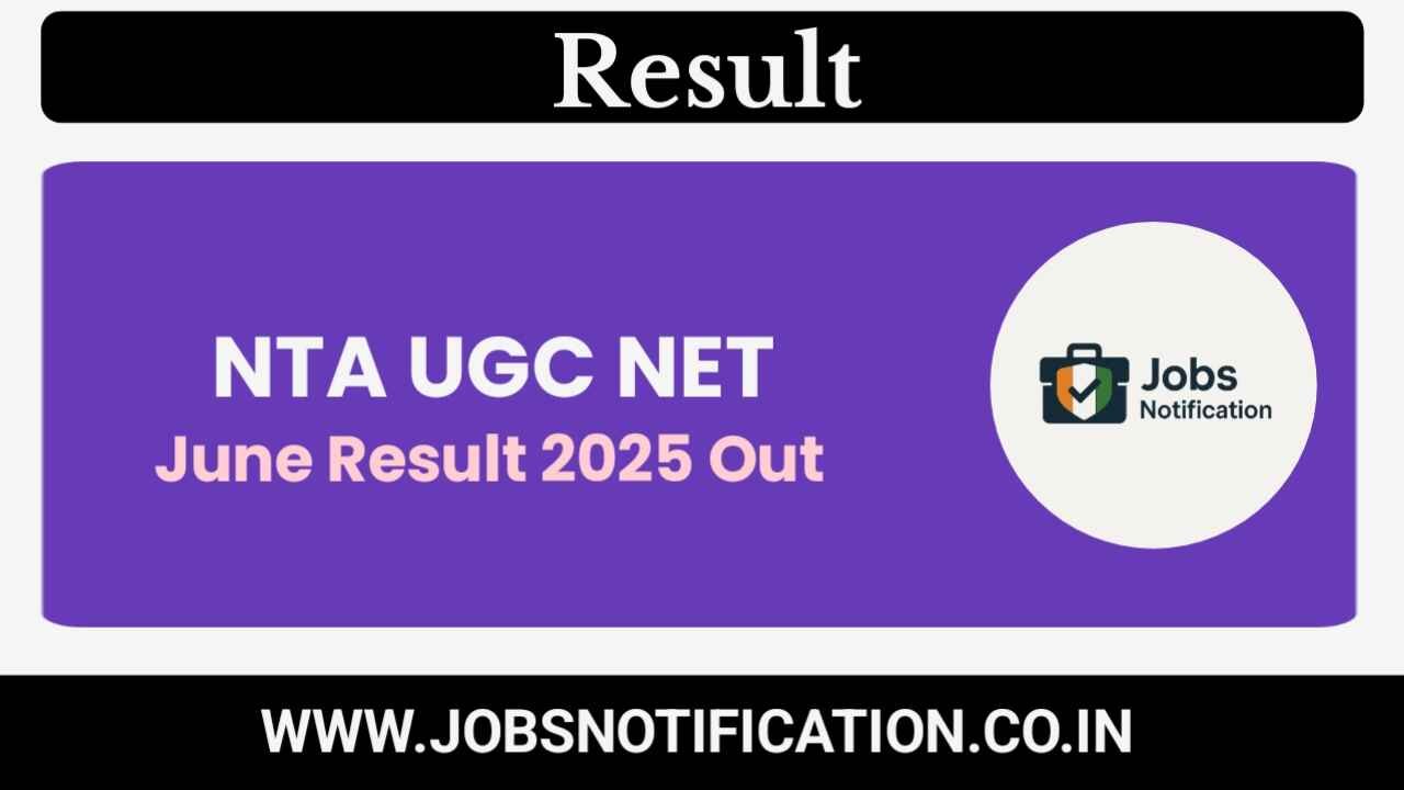 NTA UGC NET June 2025 result released – Check and download scorecard online