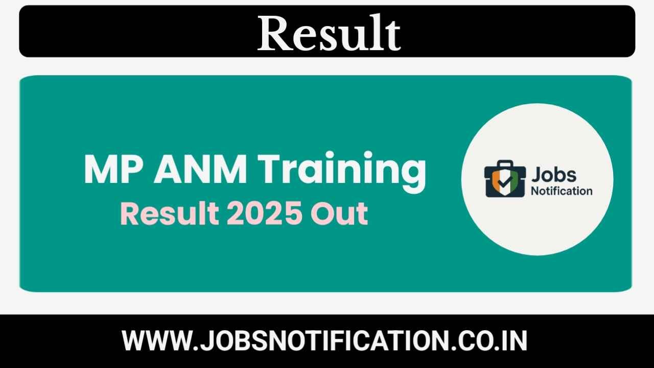 MPESB ANM Training Selection Test Result 2025 PDF Download Link Available