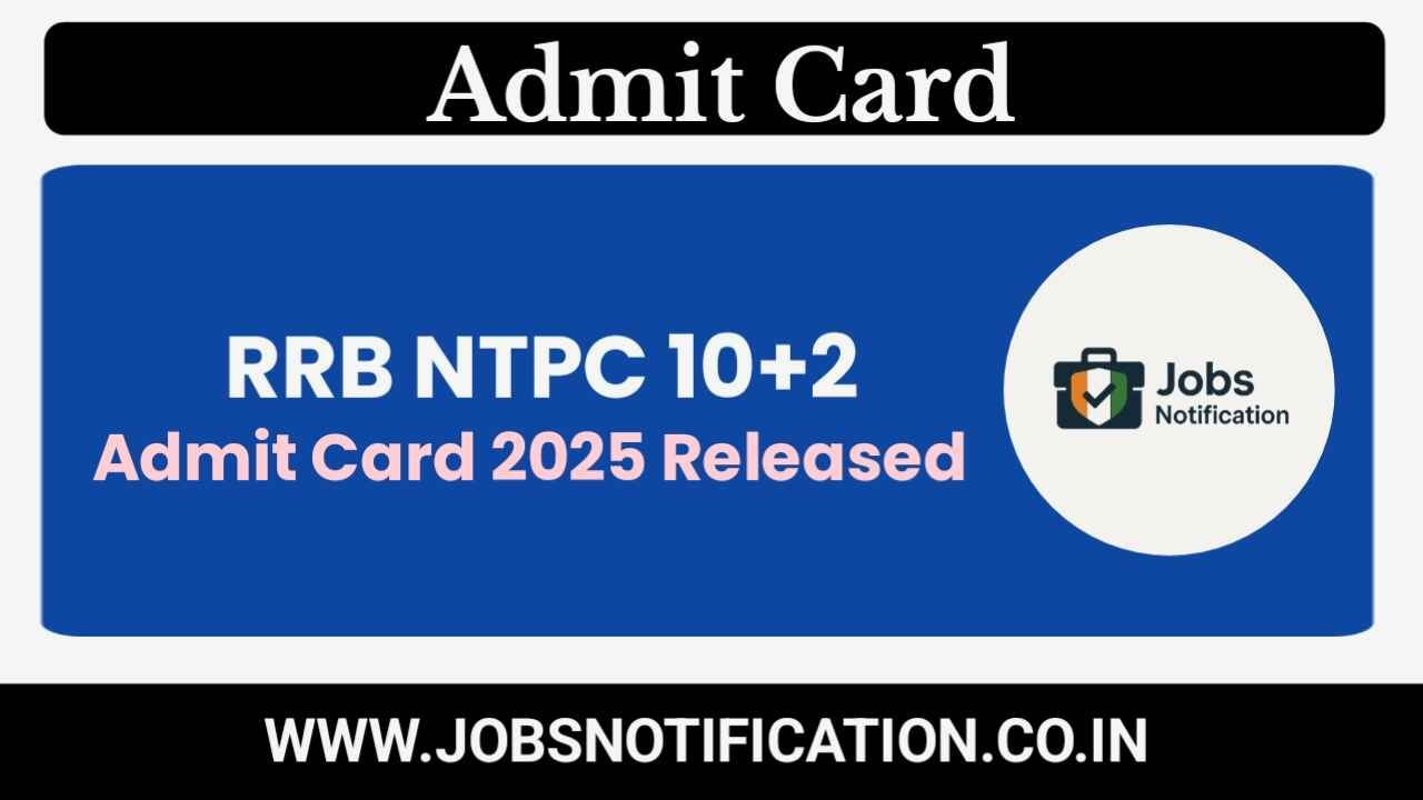 RRB NTPC 10+2 Inter Level Exam City 2025 Information – Download and Check Now