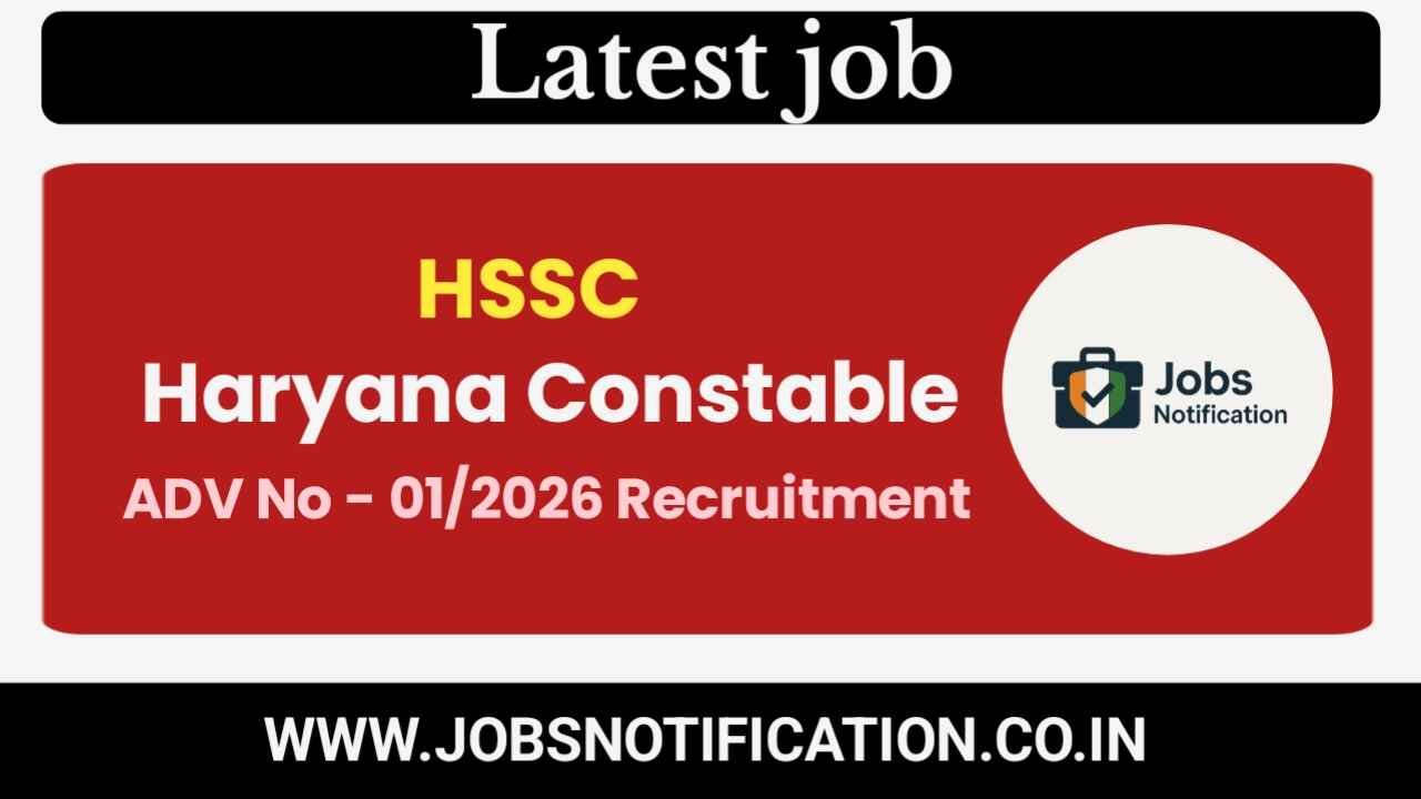 HSSC Haryana Police Constable Recruitment 2026 apply online for 5500 constable posts